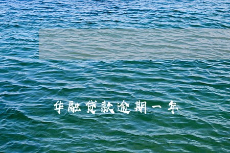 华融贷款逾期一年 华融贷款逾期一年
