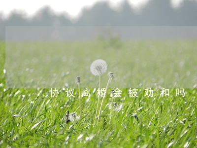 协议离婚会被劝和吗 协议离婚会被劝和吗