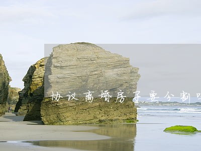协议离婚房子要分割吗 协议离婚房子要分割吗