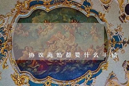 协议离婚都要什么手续 协议离婚都要什么手续