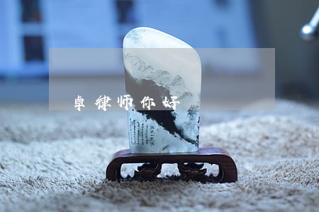 卓律师你好