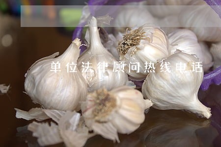 单位法律顾问热线电话 单位法律顾问热线电话