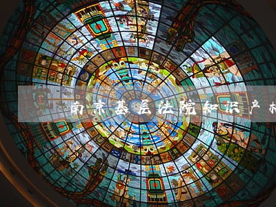 南京基层法院知识产权法庭