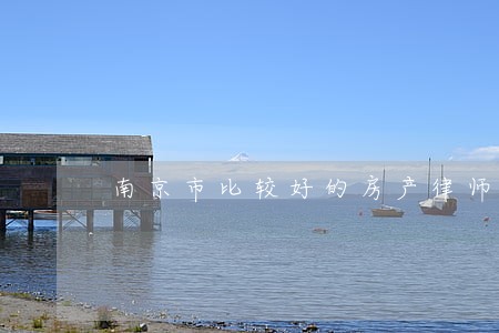 南京市比较好的房产律师 南京市比较好的房产律师