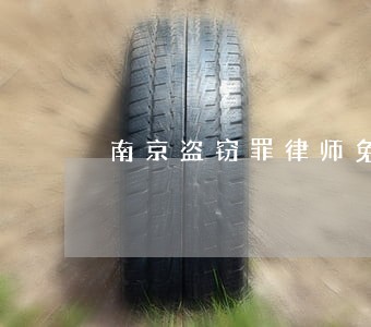 南京盗窃罪律师免费咨询 南京盗窃罪律师免费咨询