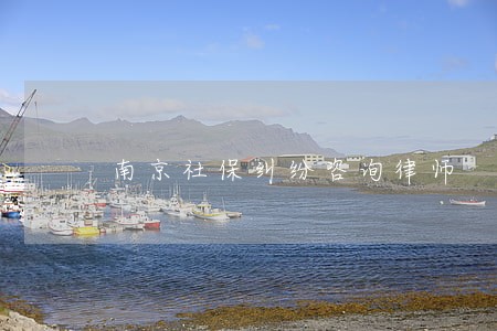 南京社保纠纷咨询律师 南京社保纠纷咨询律师