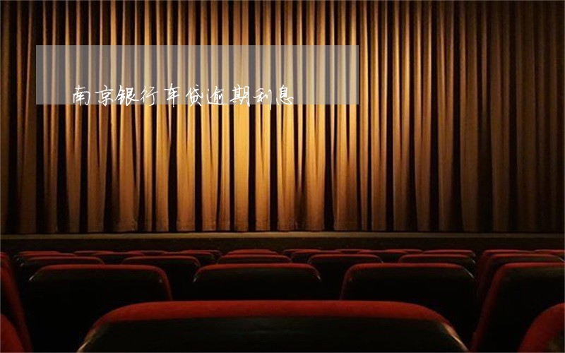 南京银行车贷逾期利息