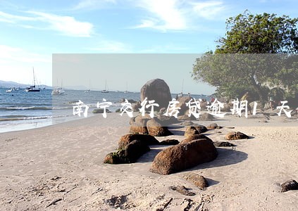 南宁交行房贷逾期1天有影响么