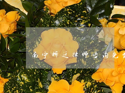 南宁拆迁律师咨询免费 南宁拆迁律师咨询免费