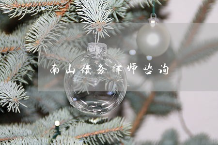 南山债务律师咨询 南山债务律师咨询