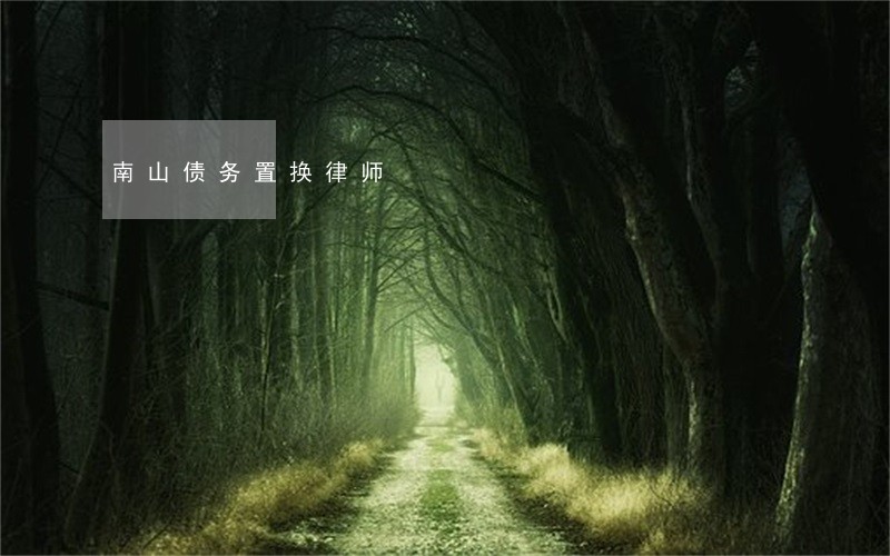 南山债务置换律师 南山债务置换律师