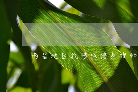 南昌地区找债权债务律师介绍 南昌地区找债权债务律师介绍