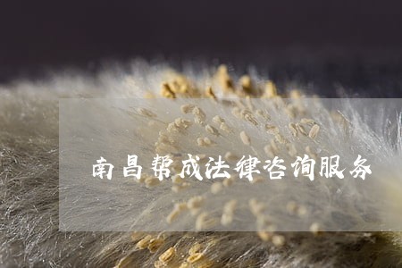 南昌帮成法律咨询服务 南昌帮成法律咨询服务