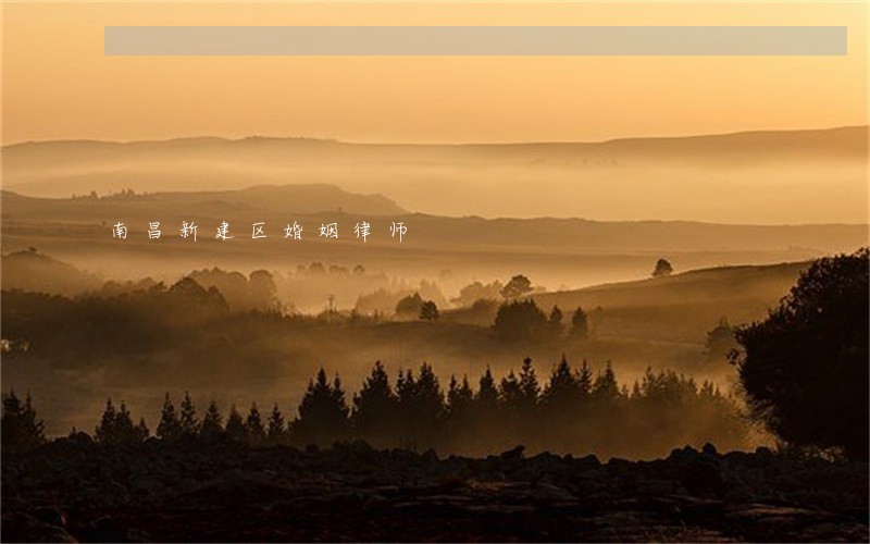 南昌新建区婚姻律师