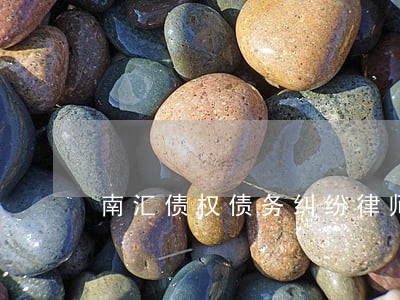 南汇债权债务纠纷律师哪家好 南汇债权债务纠纷律师哪家好