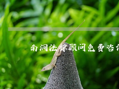 南涧法律顾问免费咨询 南涧法律顾问免费咨询