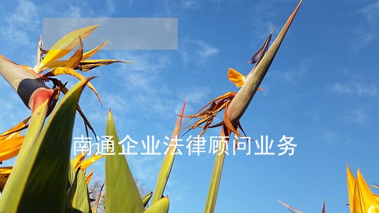 南通企业法律顾问业务 南通企业法律顾问业务
