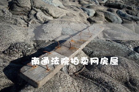 南通法院拍卖网房屋 南通法院拍卖网房屋