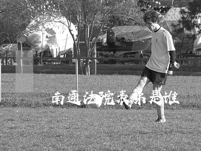 南通法院表弟是谁 南通法院表弟是谁