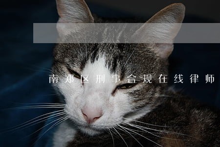 南郑区刑事合规在线律师 南郑区刑事合规在线律师