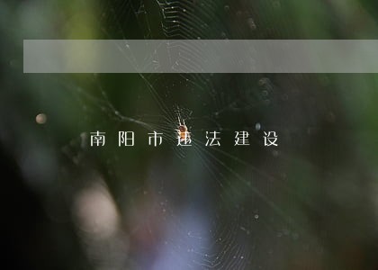南阳市违法建设