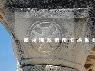 南阳浦发信用卡逾期如何处理 南阳浦发信用卡逾期如何处理