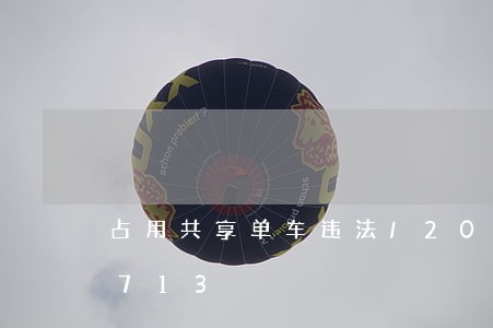 占用共享单车违法/2023020426713 占用共享单车违法/2023020426713