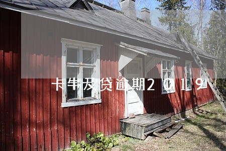 卡牛及贷逾期2019