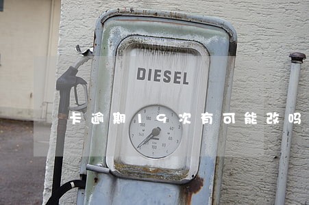 卡逾期19次有可能改吗