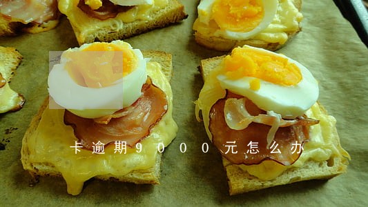 卡逾期9000元怎么办