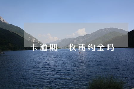卡逾期一收违约金吗