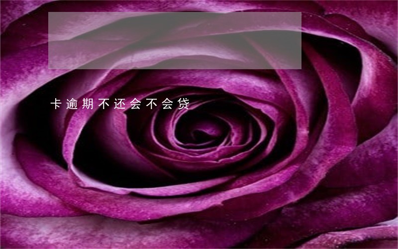 卡逾期不还会不会贷