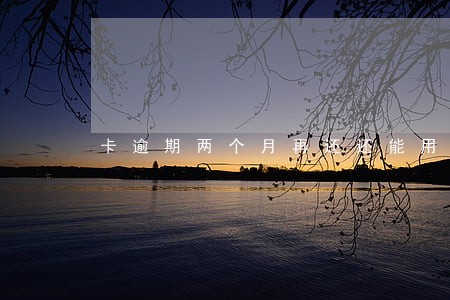 卡逾期两个月再还还能用吗