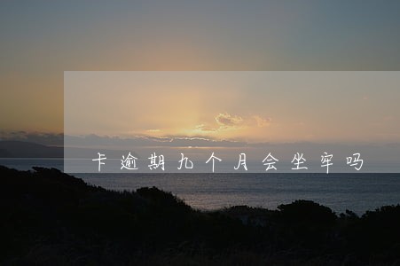 卡逾期九个月会坐牢吗