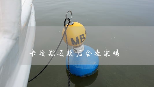 卡逾期还款后会撤案吗