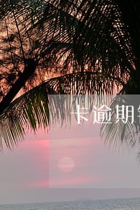 卡逾期销卡要怎么弄