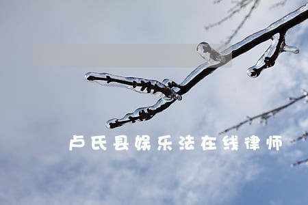 卢氏县娱乐法在线律师 卢氏县娱乐法在线律师