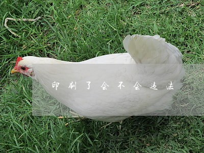 印刷了会不会违法