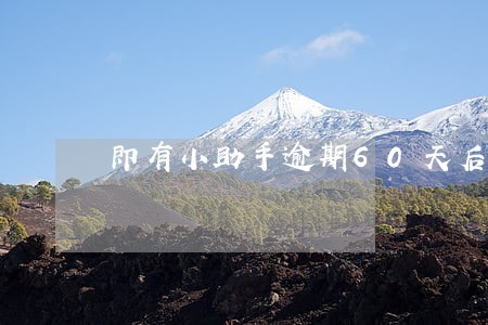 即有小助手逾期60天后果 即有小助手逾期60天后果