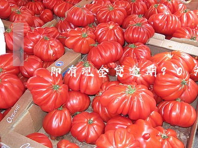 即有现金贷逾期90天 即有现金贷逾期90天