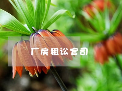 厂房租讼官司