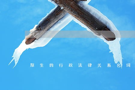 原生的行政法律关系名词解释 原生的行政法律关系名词解释