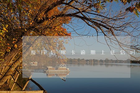 厦行信用卡逾期上征信吗