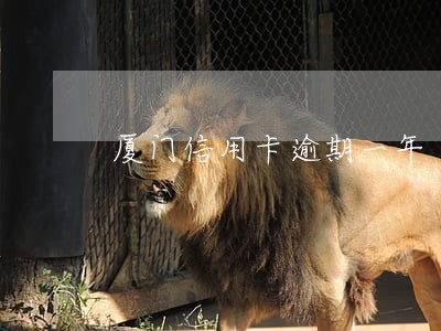 厦门信用卡逾期一年