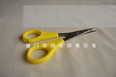 厦门婚姻律师谁厉害 厦门婚姻律师谁厉害