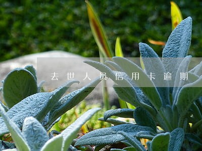 去世人员信用卡逾期 去世人员信用卡逾期