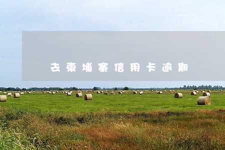 去柬埔寨信用卡逾期