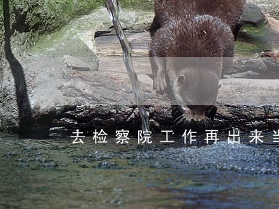 去检察院工作再出来当律师 去检察院工作再出来当律师