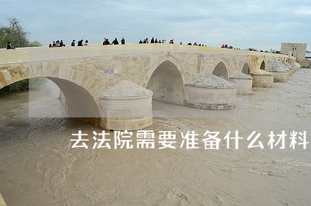 去法院需要准备什么材料 去法院需要准备什么材料