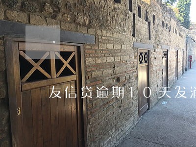 友信贷逾期10天发消息